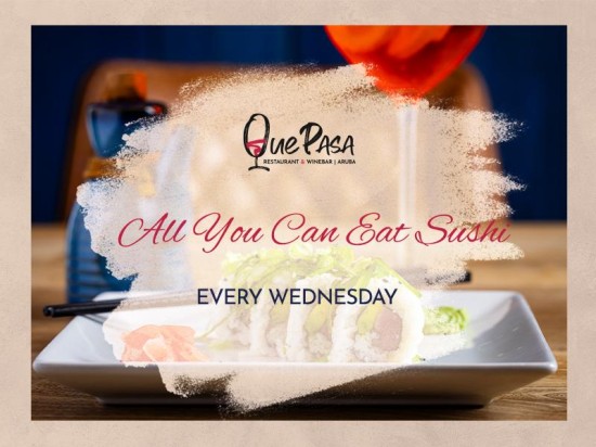 All You Can Eat Sushi on Wednesdays