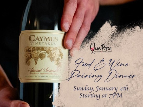Food & Wine Pairing with Caymus Vineyards at Que Pasa