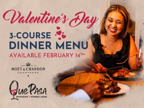 A Romantic 3-Course Valentine’s Dinner at Que Pasa