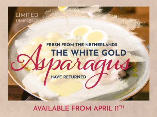 They’re Back: Asparagus Season Returns to Que Pasa