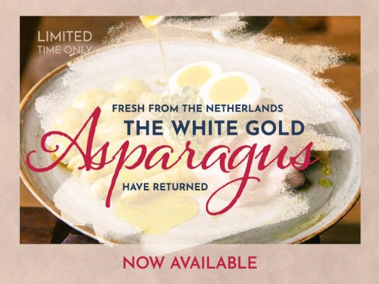 They’re Back: Asparagus Season Returns to Que Pasa