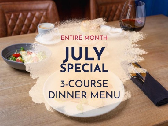 Que Pasa's 3-Course Dinner Special for July
