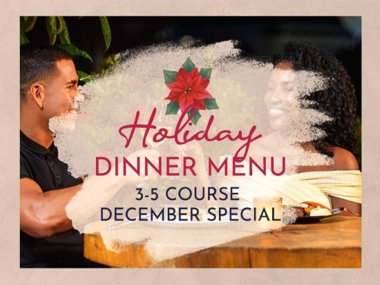 Holiday Dinner Menu at Que Pasa